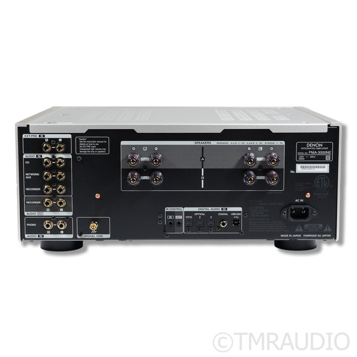 Denon PMA-3000NE Integrated Amplifier; Built-In DAC; MM/MC Phono