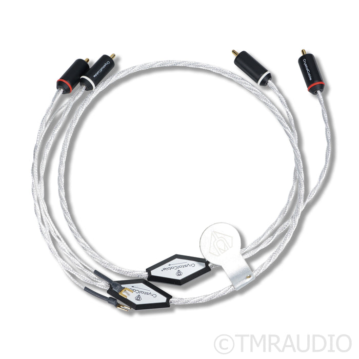 Crystal Cable Micro2 Diamond Series 2 RCA Phono Cable; 1m