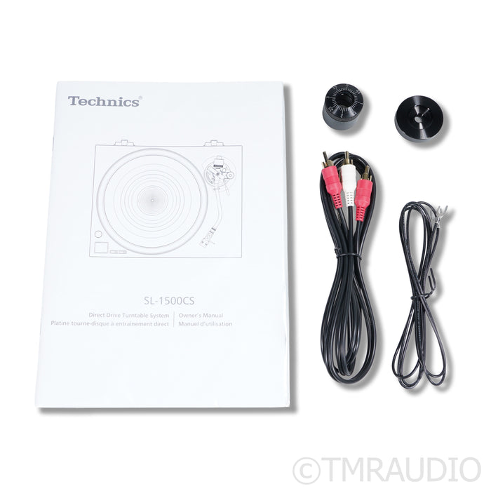 Technics SL-1500CS Direct-Drive Turntable; Ortofon 2M Red Cartridge (Open Box)
