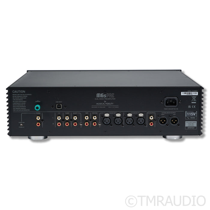 Musical Fidelity M6s PRE Preamplifier; USB DAC; MM/MC Phono (Open Box)