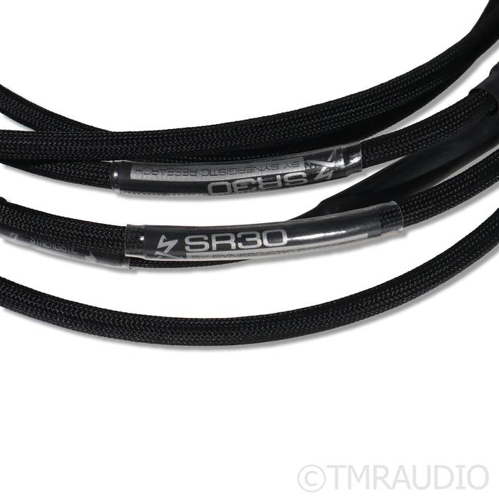 Synergistic Research SR30 Speaker Cables; 8ft