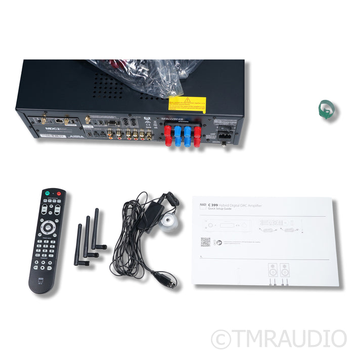 NAD Electronics C 399 Integrated Amplifier / DAC; BluOS Upgrade; MM Phono