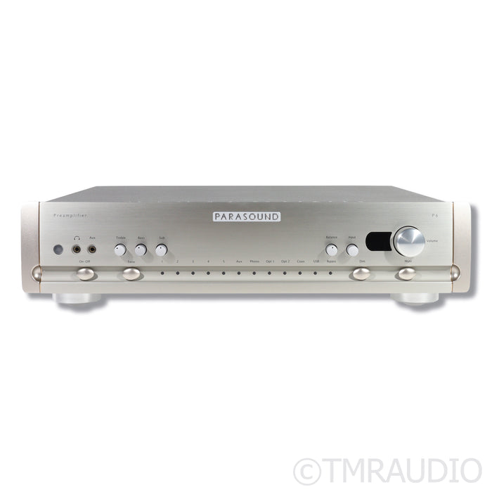 Parasound Halo P6 Preamplifier; Built-In DAC; MM/MC Phono