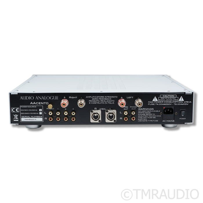 Audio Analogue AAcento Integrated Amplifier; MM/MC Phono