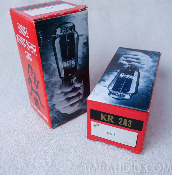 KR Enterprises 2A3 Tubes in Factory Boxes
