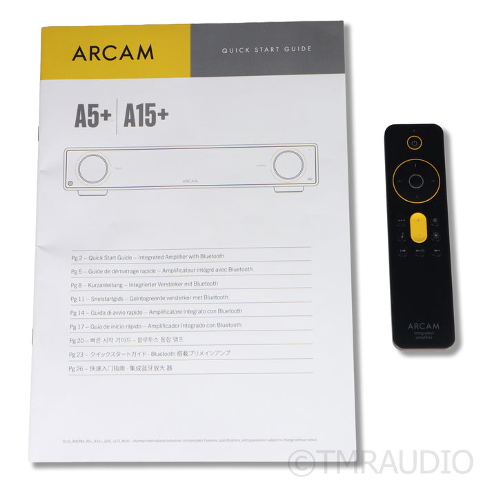 Arcam A15+ Integrated Amplifier; DAC; MM Phono