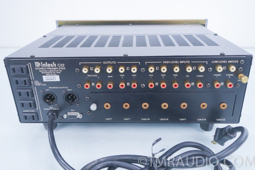 McIntosh C-22 Commemorative Edition Tube Preamplifier in Factory Box