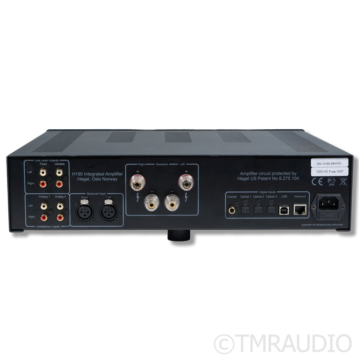 Hegel H190 Streaming Integrated Amplifier; Built-In DAC