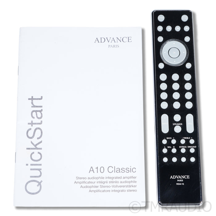 Advance Paris A10 Classic Hybrid Integrated Amplifier; Built-In DAC; MM Phono