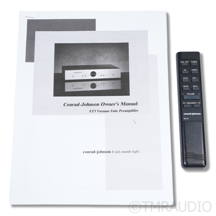 Conrad-Johnson ET3-SE Preamplifier