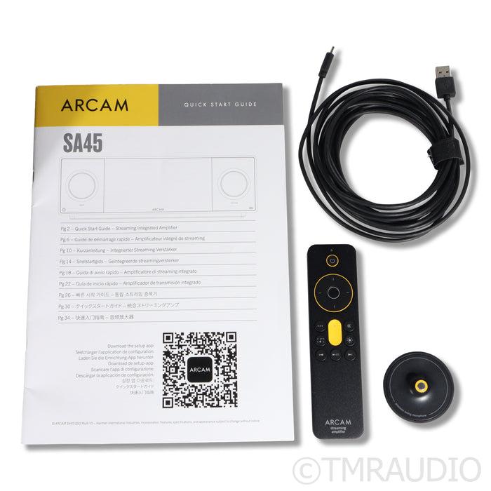 Arcam SA45 Streaming Integrated Amplifier / DAC; MM/MC Phono