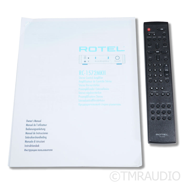 Rotel RC-1572 MKII Preamplifier / DAC; MM Phono