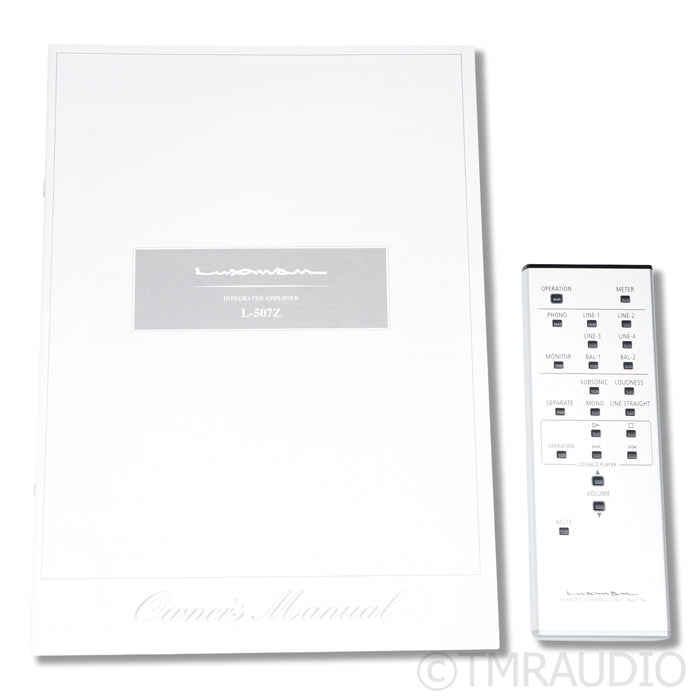 Luxman L-507Z Integrated Amplifier; MM/MC Phono (Unused)