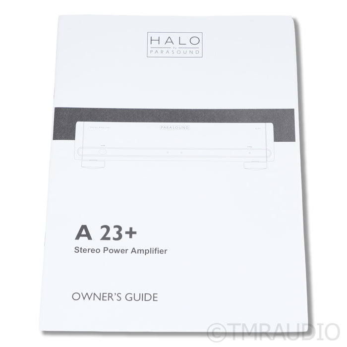 Parasound Halo A23+ Power Amplifier