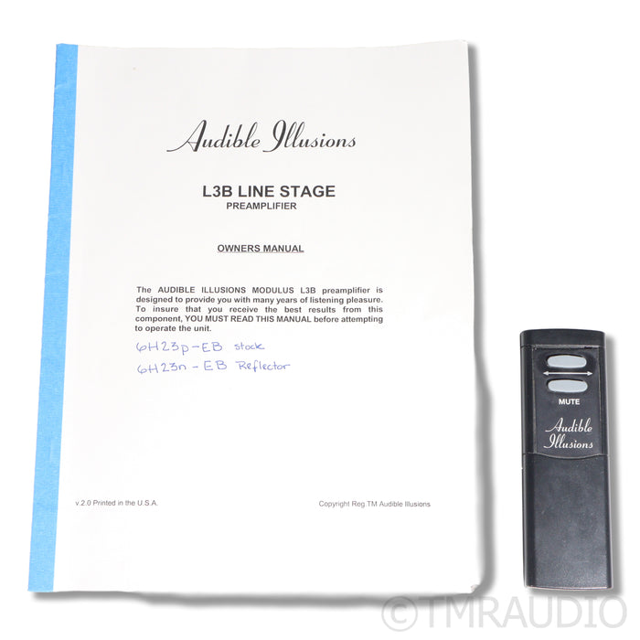 Audible Illusions Modulus L3B Tube Preamplifier