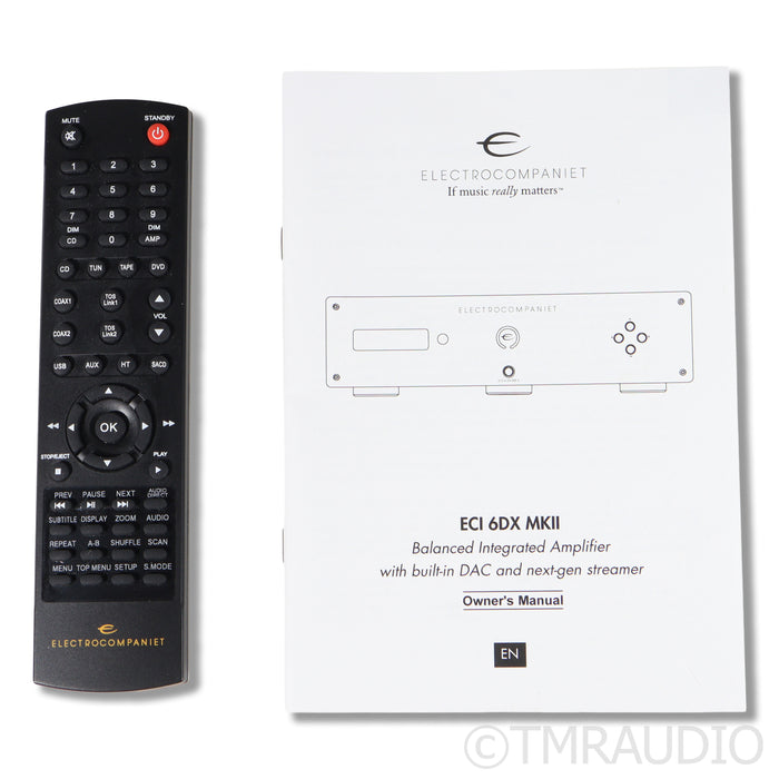 Electrocompaniet ECI-6DX MKII Streaming Integrated Amplifier; Built-In DAC