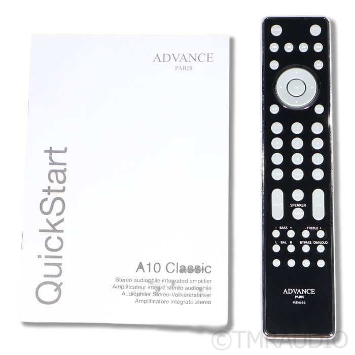Advance Paris A10 Classic Hybrid Integrated Amplifier; DAC; MM Phono