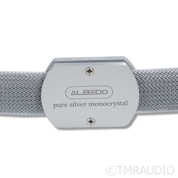 Albedo Monolith Reference Silver MKII Speaker Cables; 2.5m