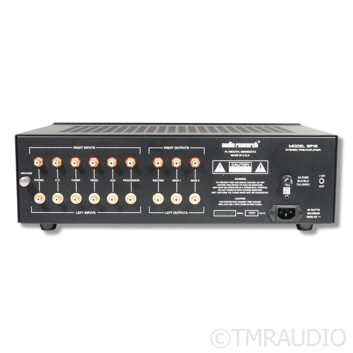 Audio Research SP16 Tube Preamplifier; MM Phono