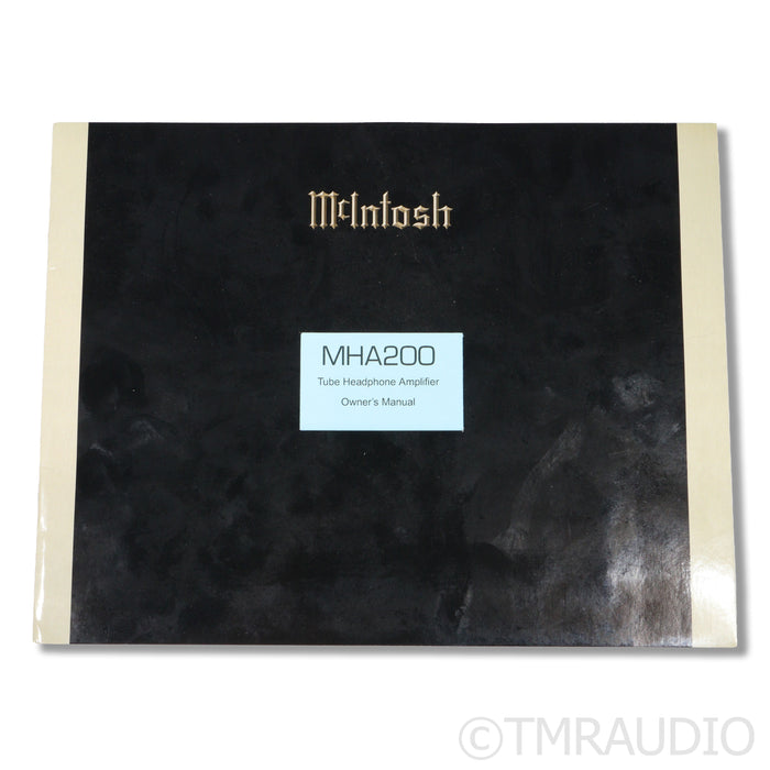 McIntosh MHA200 Tube Headphone Amplifier