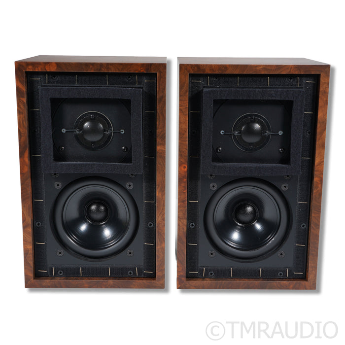 Falcon Acoustics LS3/5A Gold Badge Bookshelf Speakers; Burr Walnut