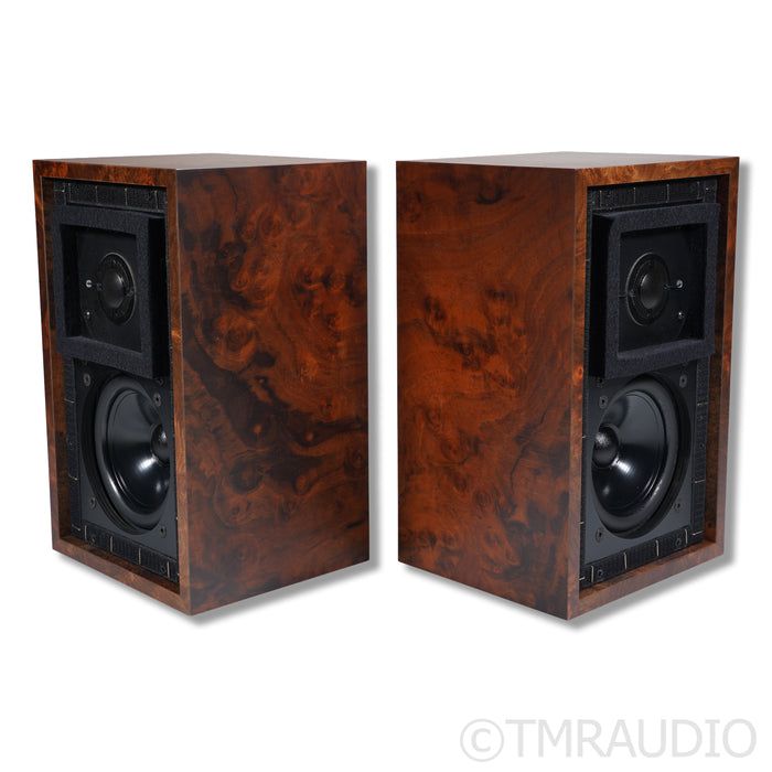 Falcon Acoustics LS3/5A Gold Badge Bookshelf Speakers; Burr Walnut