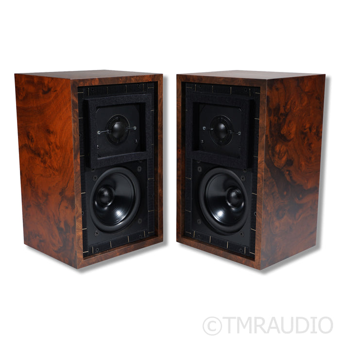 Falcon Acoustics LS3/5A Gold Badge Bookshelf Speakers; Burr Walnut