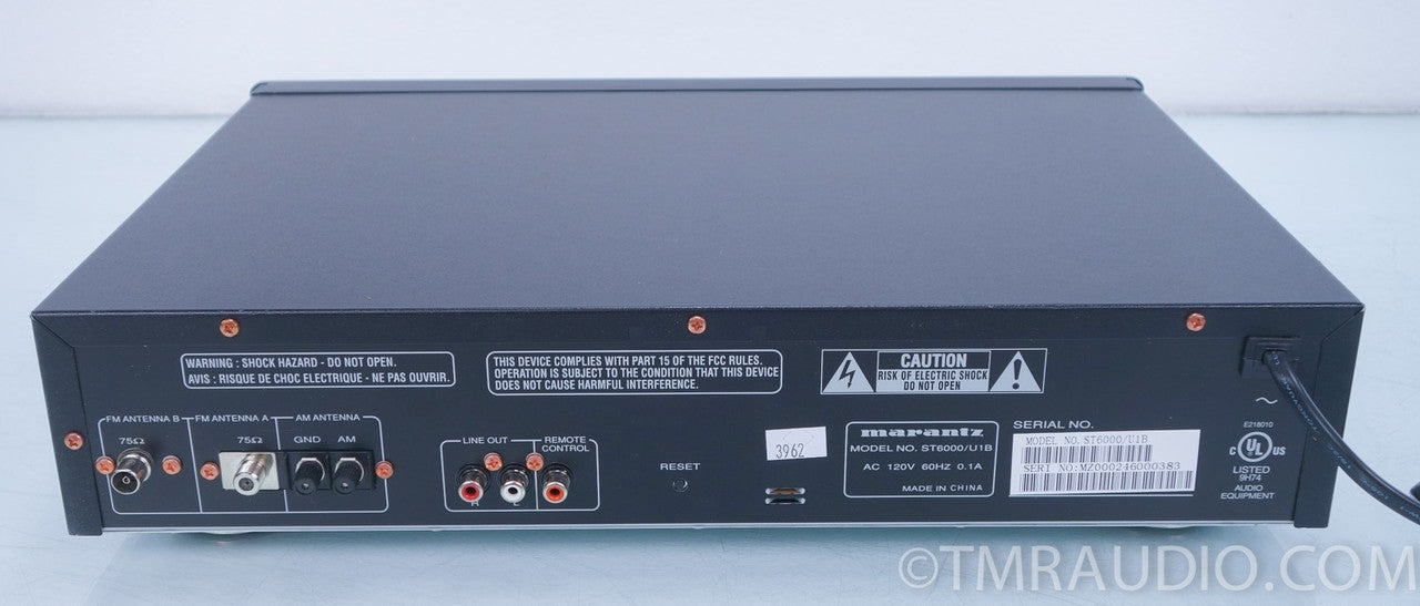 Marantz ST6000 AM/FM Tuner Dual Antenna Wide Narrow Band Timer