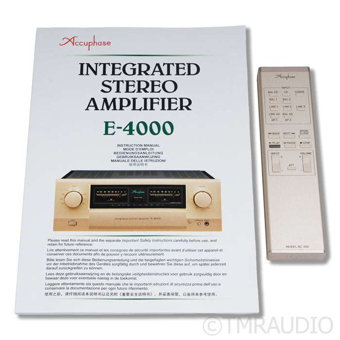 Accuphase E-4000 Integrated Amplifier