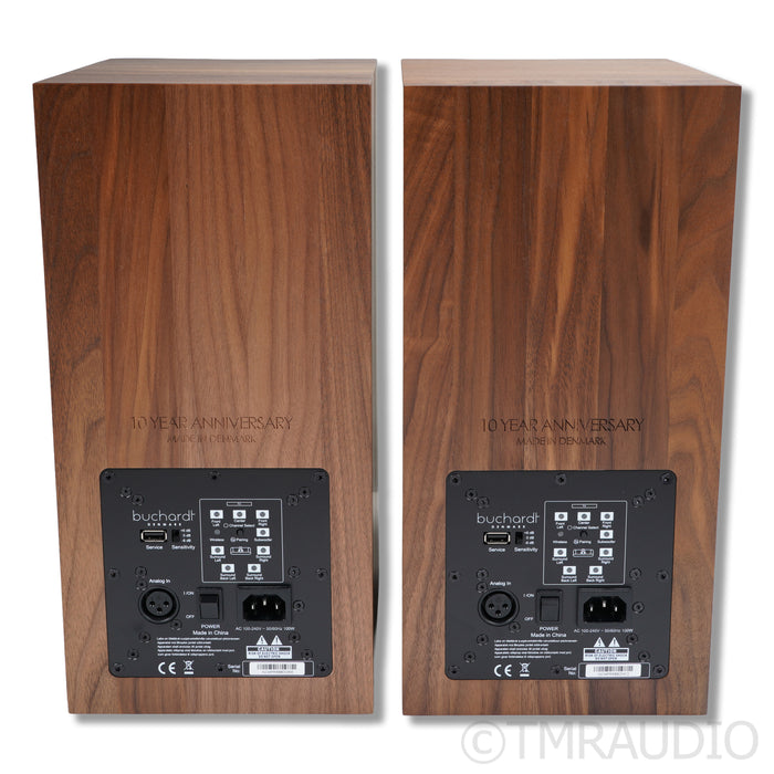 Buchardt Audio Anniversary 10 Active Bookshelf Speakers; American Walnut