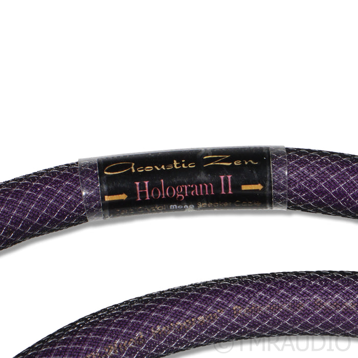 Acoustic Zen Hologram II Speaker Cables; 6ft