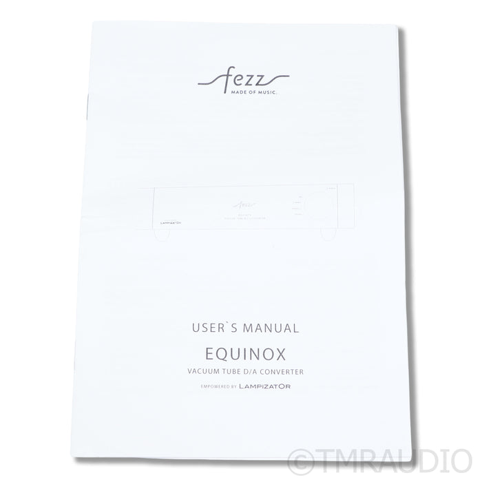 Fezz Audio Equinox Tube DAC