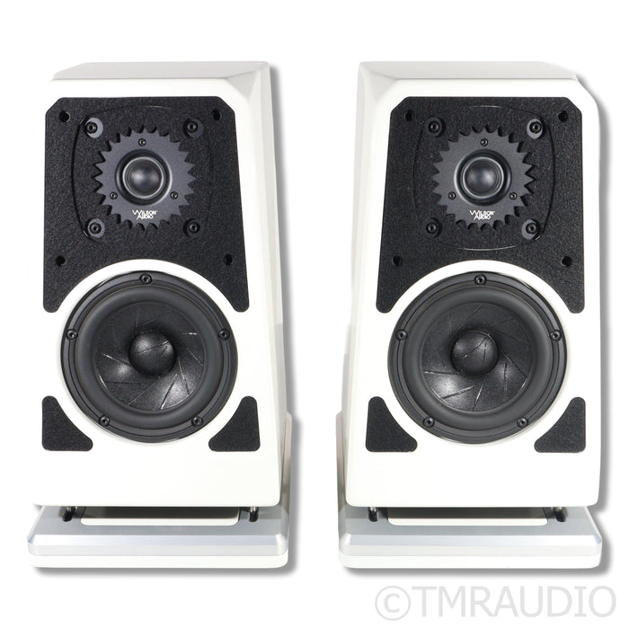Wilson Audio TuneTot Bookshelf Speakers; ISO Bases; Ivory Finish