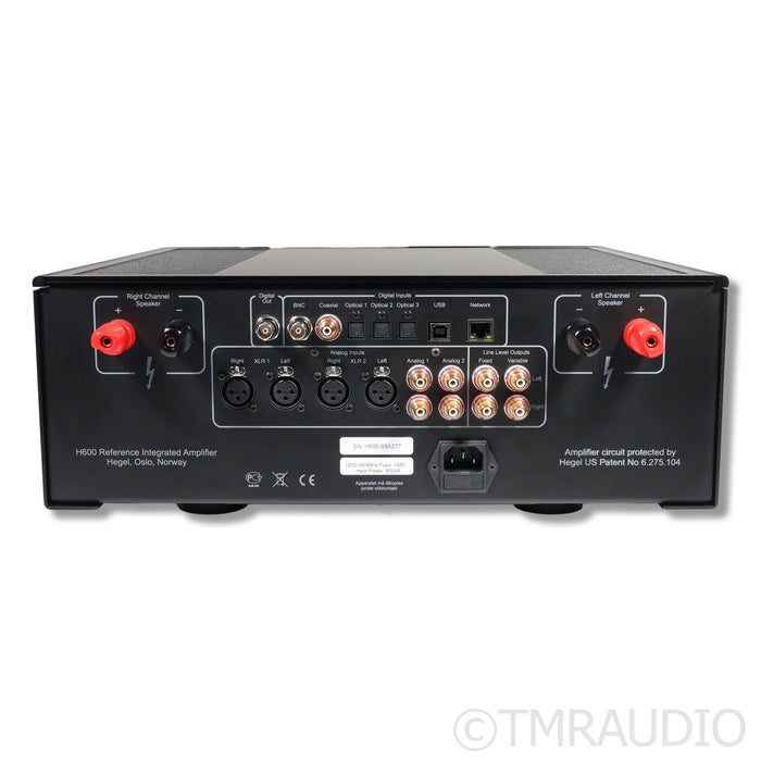 Hegel H600 Streaming Integrated Amplifier; DAC