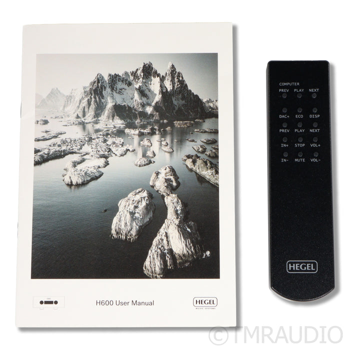 Hegel H600 Streaming Integrated Amplifier; DAC