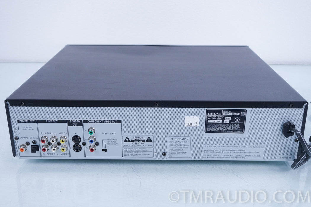 SONY DVP-NC655P - 5 Disc DVD / CD Player Changer