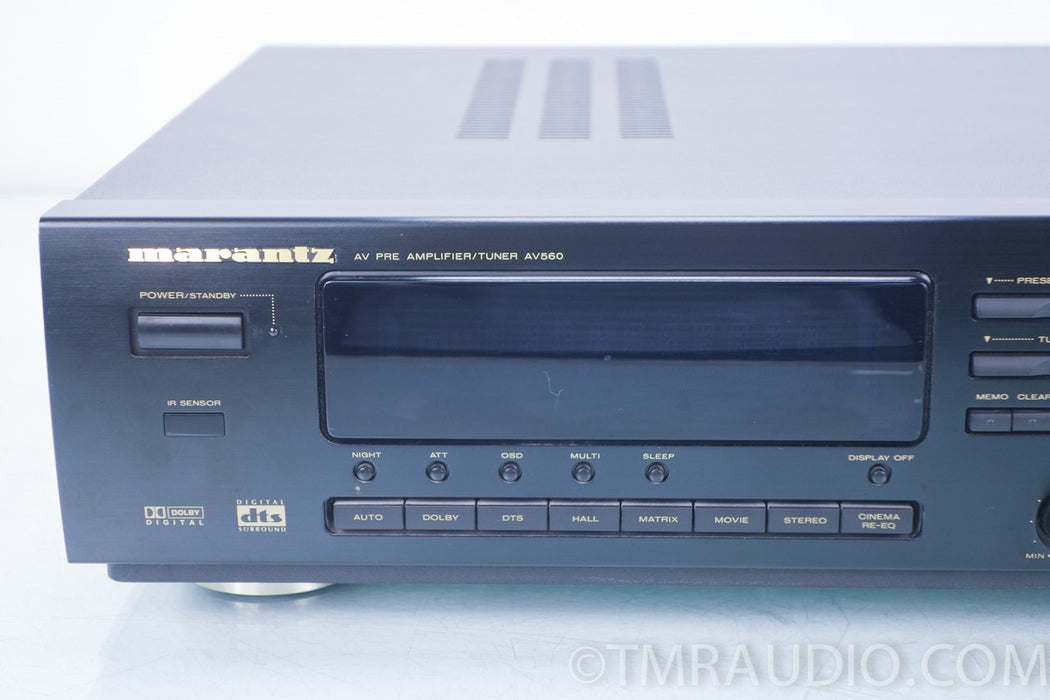 Marantz AV560 AV 560 5.1 Home Theater Stereo Preamplifier /Tuner / Preamp
