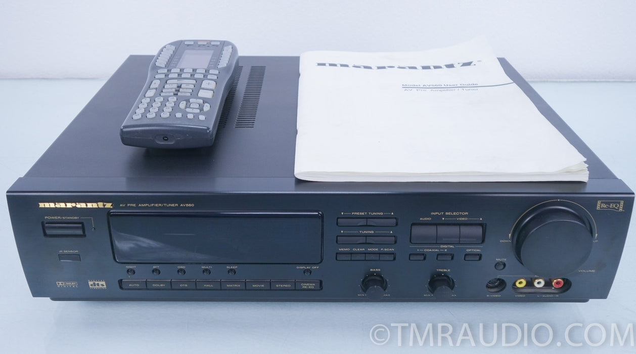 Marantz AV560 AV 560 5.1 Home Theater Stereo Preamplifier /Tuner / Preamp