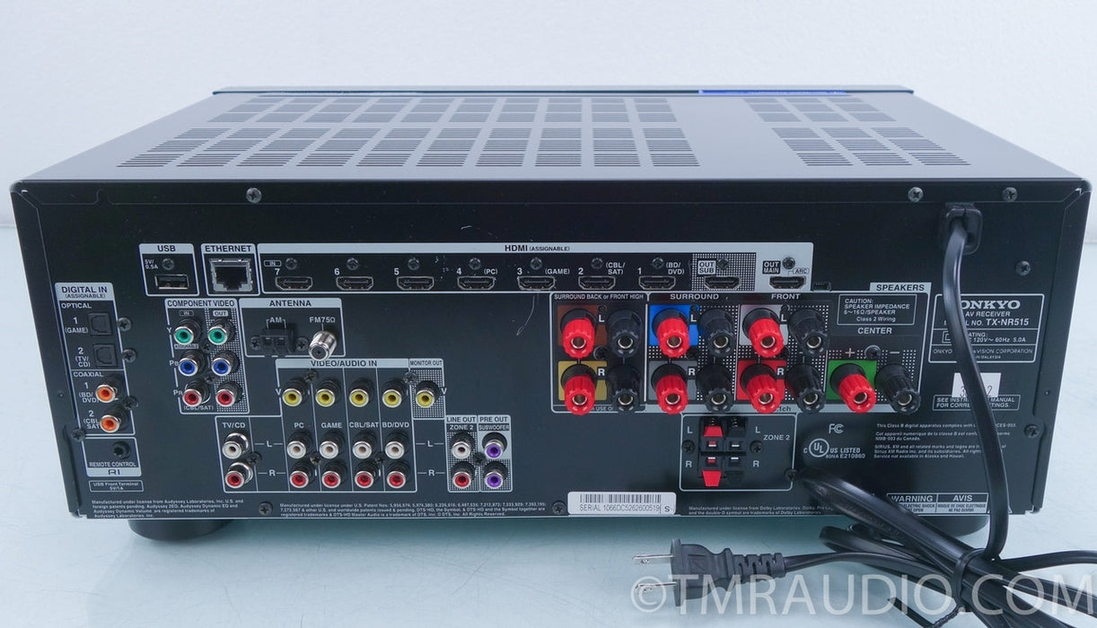 Onkyo TX-NR515 7.2-Channel Network A/V Receiver