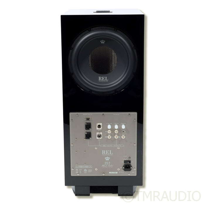 REL Acoustics 212 Black Label Subwoofer (Mint)