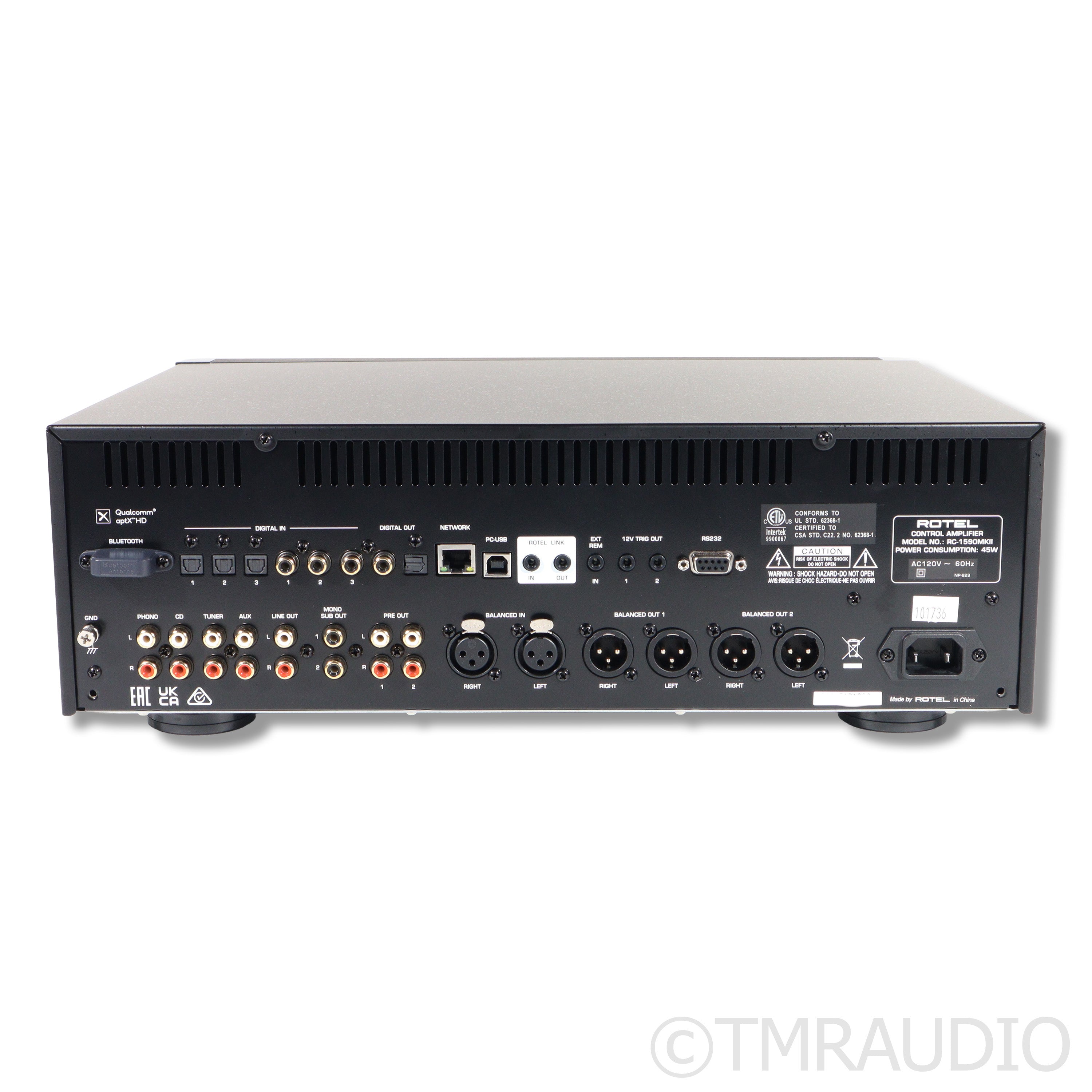 Rotel RC-1590 MkII Preamplifier / DAC; MM Phono — The Music Room