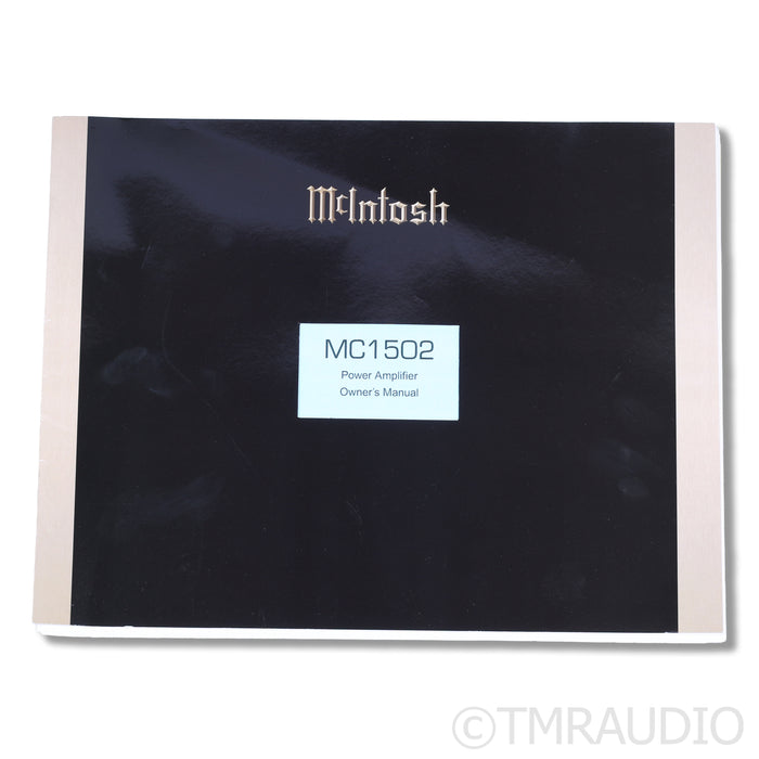 McIntosh MC1502 Tube Power Amplifier