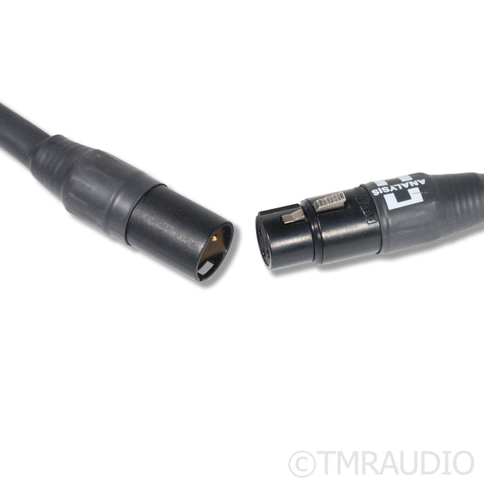 Analysis Plus Solo Crystal Oval XLR Cables; 1m