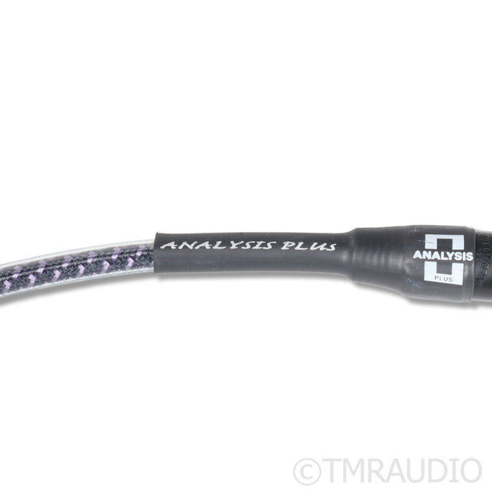 Analysis Plus Solo Crystal Oval XLR Cables; 1m