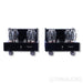 Black Ice Audio Fusion F100 Tube Monoblock Power Amplifiers; Gaia III Footers