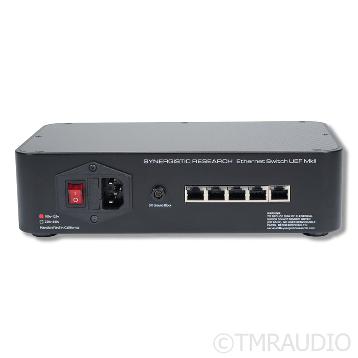 Synergistic Research Ethernet Switch UEF MKII; Upgraded Cable & Fuse