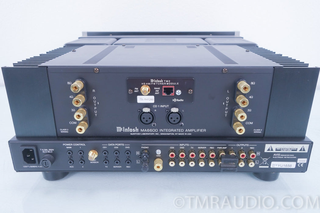 McIntosh MA 6600 Integrated Amplifier with T2 HD AM/FM module in Factory Box