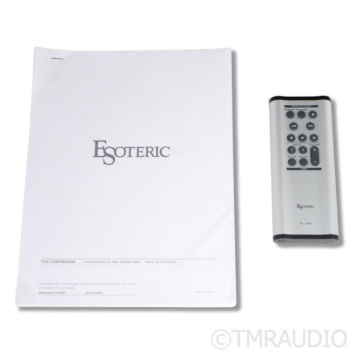 Esoteric Audio N-05XD Streaming DAC / Preamplifier