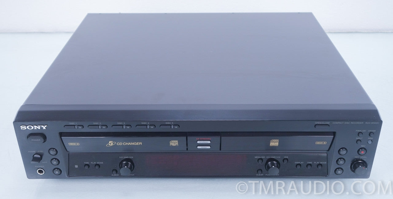 Sony RCD-W500C 5 Disc CD Changer / Recorder