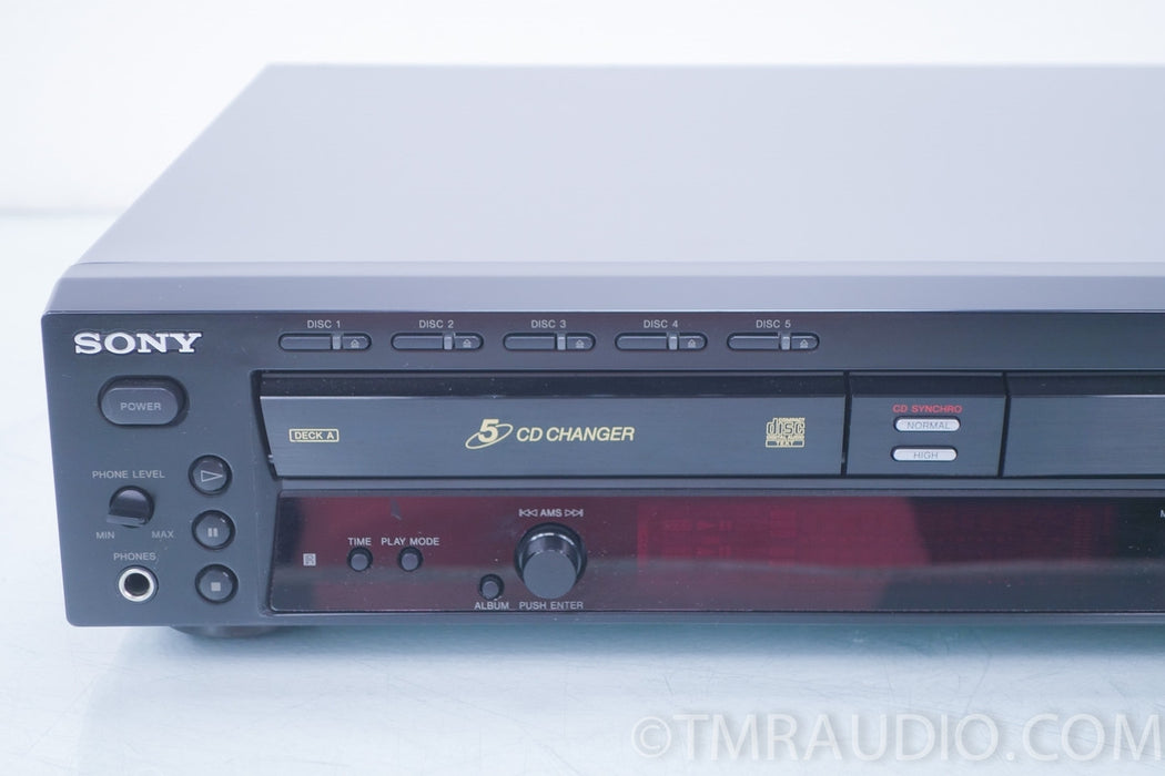 Sony RCD-W500C 5 Disc CD Changer / Recorder
